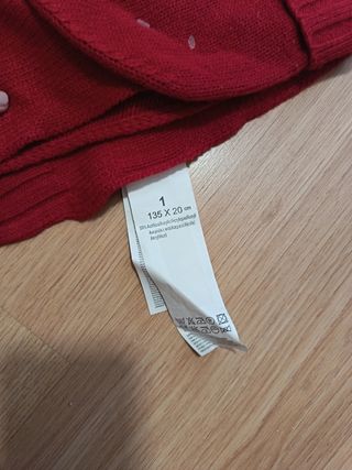 Conjunto gorro y bufanda Mayoral rojo