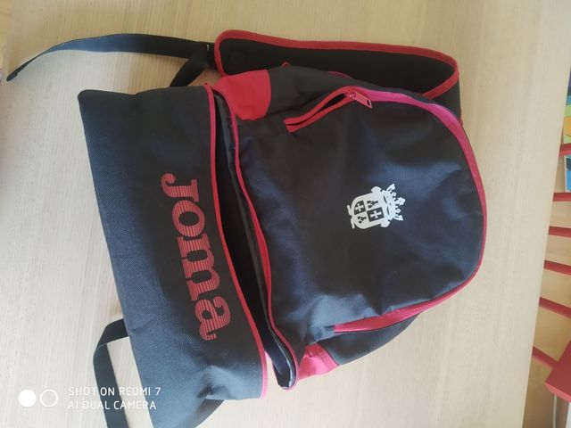 Mochila Joma Club Illescas Fútbol Negra