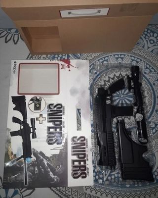 Oferta.NUEVO.Fusil y Pistola PS3-4-5 