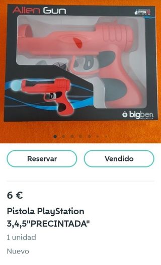 Oferta.NUEVO.Fusil y Pistola PS3-4-5 