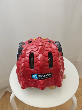 Casco infantil Crazy Safety dragón Talla S