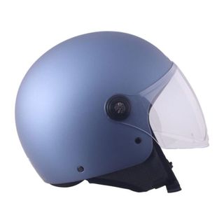 Casco Jet ADN Spritz Titanio Azul