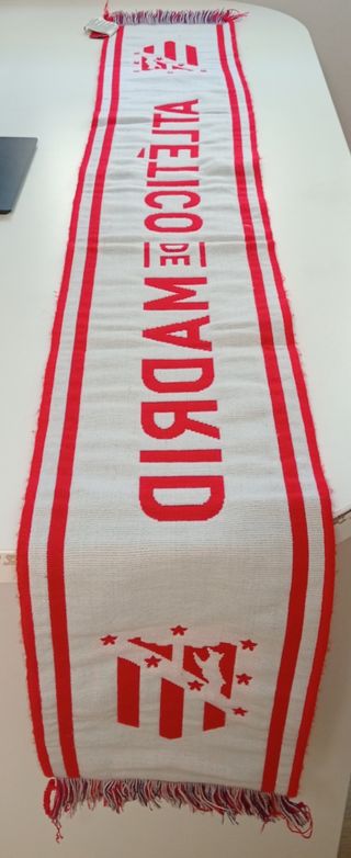 Bufandas Real Madrid y Atlético de Madrid