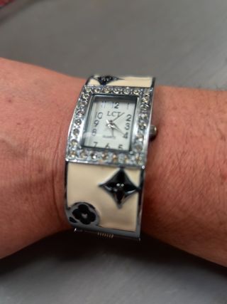 Reloj LCT Mujer Pulsera Rígida Beige/Plata