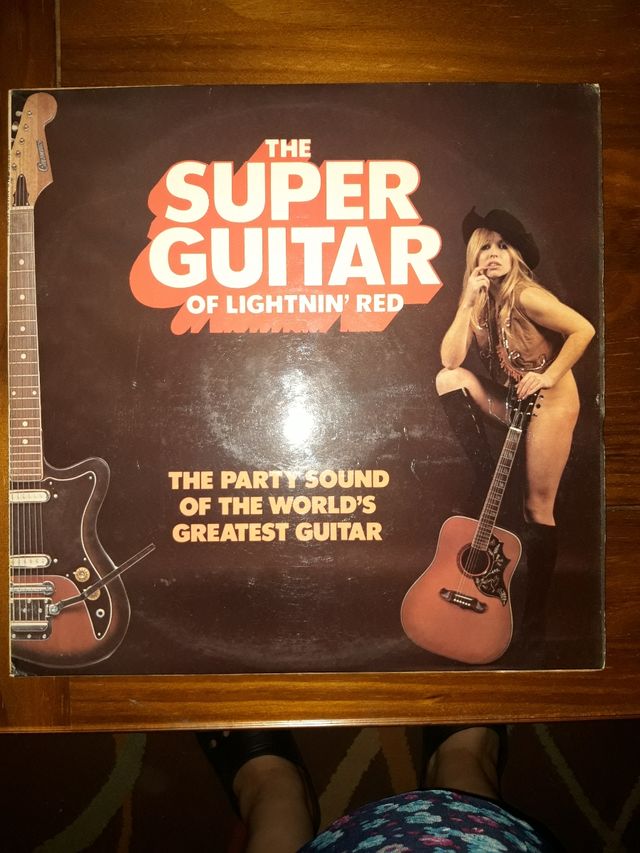 LP Vinilo The Super Guitar Lightnin' Red
