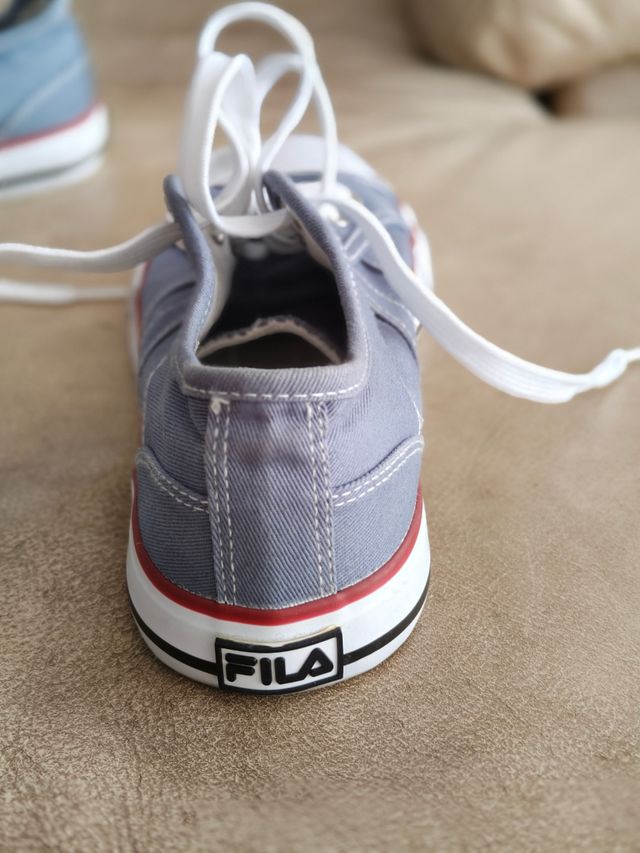 Zapatillas Fila Azul gris