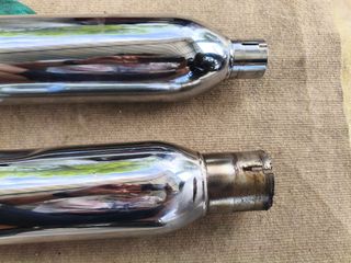 Tubo de escape cromado Cobra