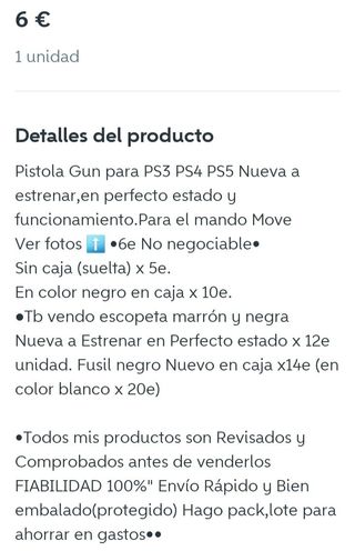 "NUEVO" 2 Pistolas Gun en caja Ps3,Ps4,Ps5