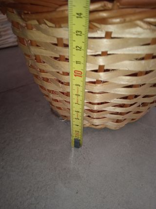 Cesta de mimbre
