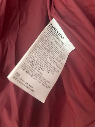 Plumífero Bimba y Lola Rojo