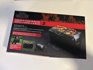 Barbecue a carbonella Meister Grill con custodia