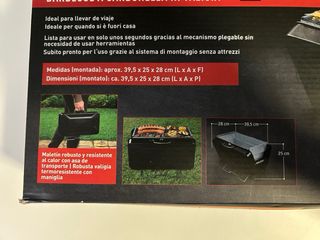 Barbecue a carbonella Meister Grill con custodia