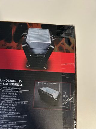 Barbecue a carbonella Meister Grill con custodia