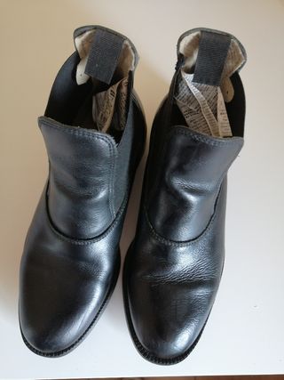 Botines de equitación piel mujer T.38