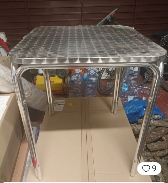 Mesa Terraza o Jardín Plata