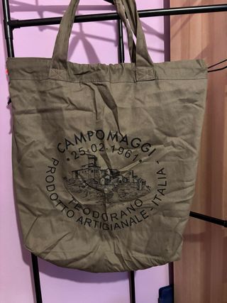 Borsa a tracolla Campomaggi kaki