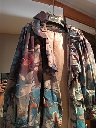 Gabardina Mujer Estampada