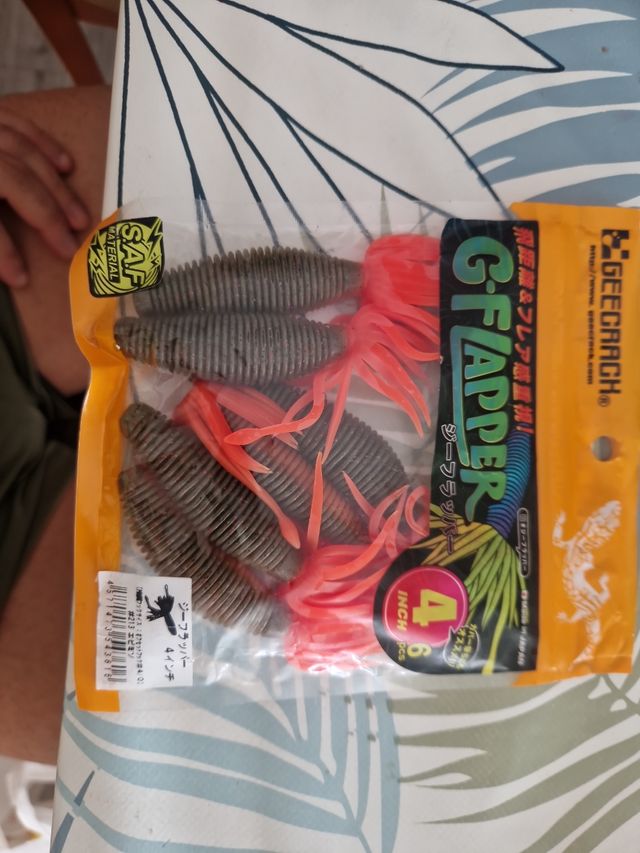 Señuelos de pesca G-Flapper 4 pulgadas