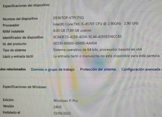 Mini PC Lenovo i5 8GB RAM Negro