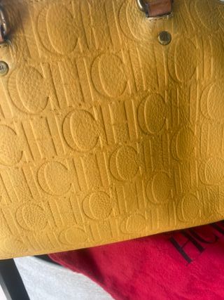 Bolso Carolina Herrera Andy 10 Amarillo mostaza 