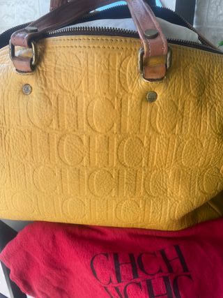 Bolso Carolina Herrera Andy 10 Amarillo mostaza 