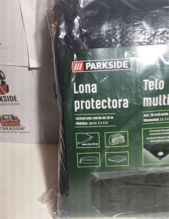 Lona protectora multiusos Parkside 5x4m