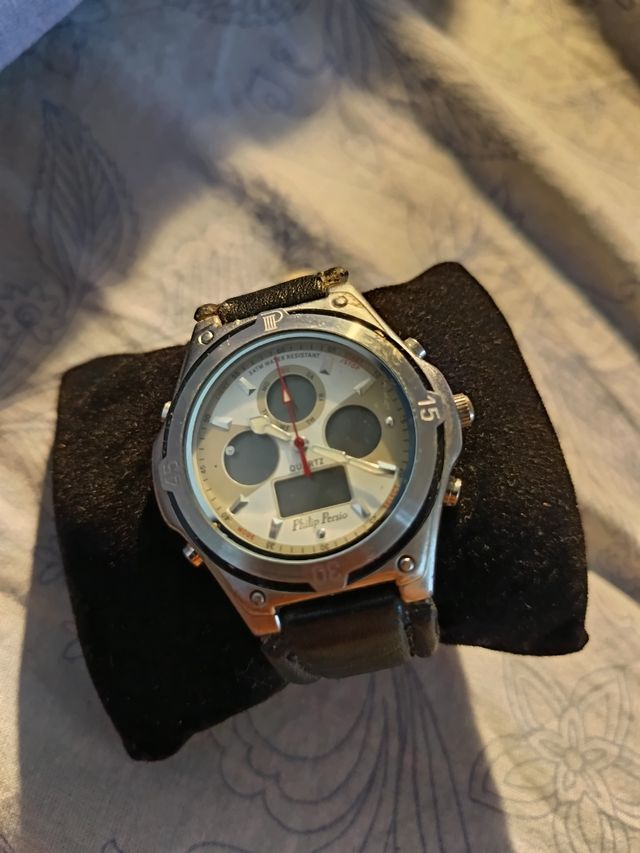 Orologio Philip Persio in argento e nero