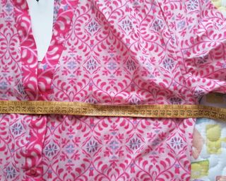 Vestido largo Zara rosa estampado 