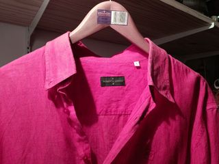 Camisa Lino Roberto Verino Roja