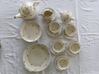 Juego de té de porcelana Moschendorf Bavaria