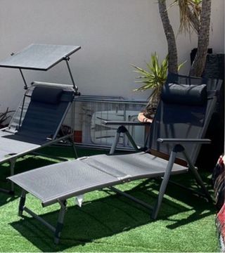 Tumbona de Terraza Plegable
