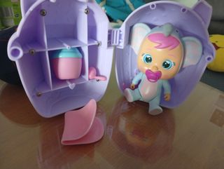 Muñeco Bebé Llorón con Accesorios