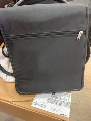 Samsonite Maletín Portadocumentos Negro y ordenado
