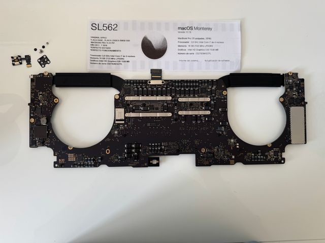 SCHEDA MADRE LOGICA MACBOOK PRO 15 A1707 ANNO 2016-17