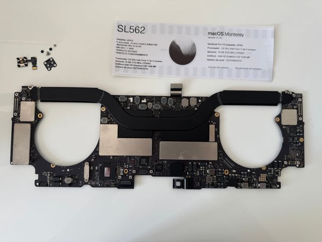 SCHEDA MADRE LOGICA MACBOOK PRO 15 A1707 ANNO 2016-17