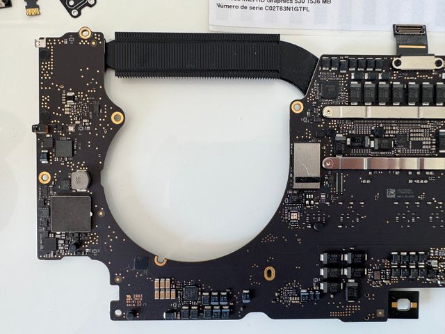 SCHEDA MADRE LOGICA MACBOOK PRO 15 A1707 ANNO 2016-17