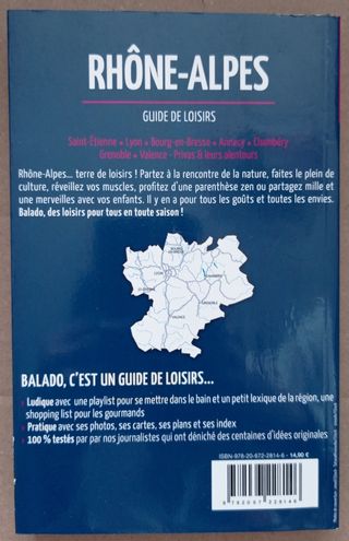 (15€) Guía Balado Rhône-Alpes