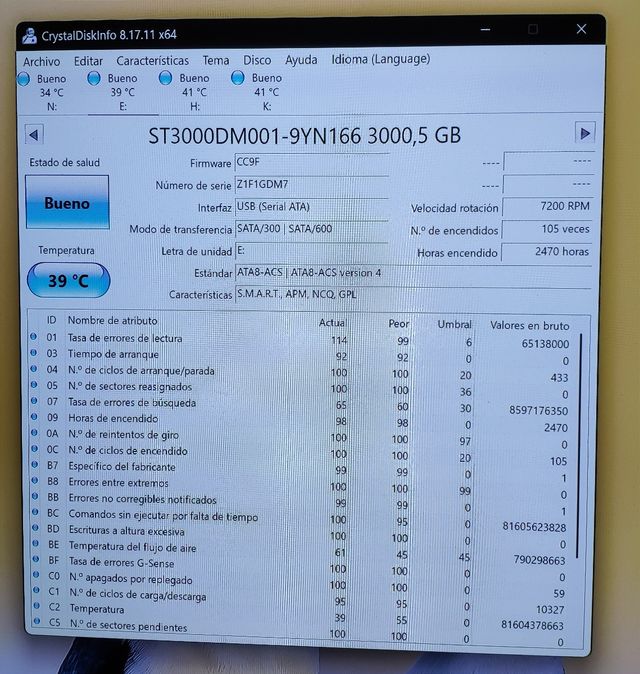 Disco Duro Externo Impecable Seagate