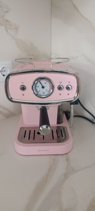 Cafetera espresso Rosa Vintage Silvercrest