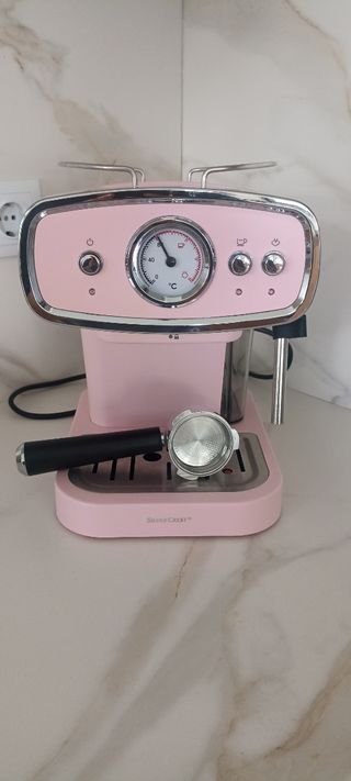 Cafetera espresso Rosa Vintage Silvercrest