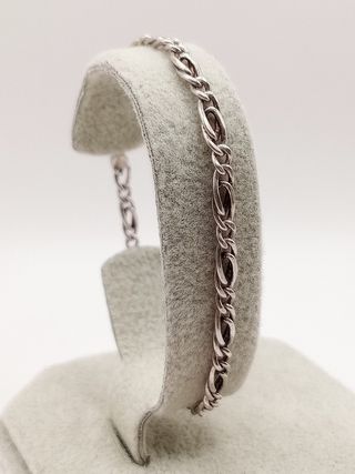 Braccialetto unisex argento 925 catena maglie uomo