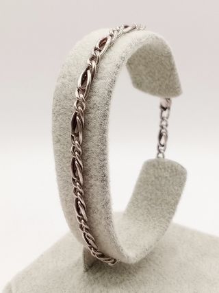 Braccialetto unisex argento 925 catena maglie uomo