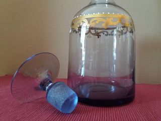 Barattolo in vetro di Murano dorato