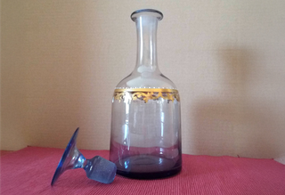 Barattolo in vetro di Murano dorato