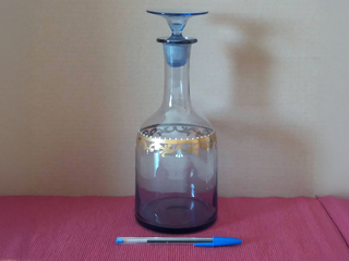 Barattolo in vetro di Murano dorato