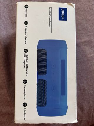 Altavoz Portátil J006+ Bluetooth Negro