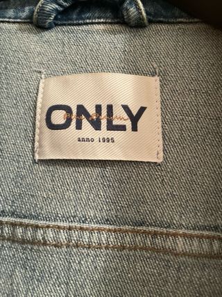 Chaleco vaquero ONLY azul