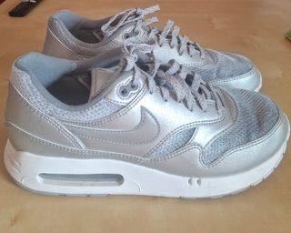 Zapatillas Nike Air Max Plateadas Talla 9