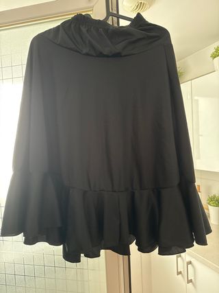 Falda flamenca niña negra