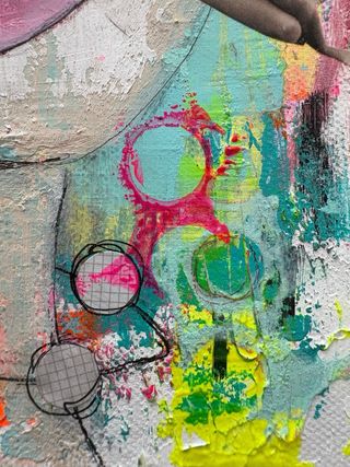 Obra de arte Tormentas de color